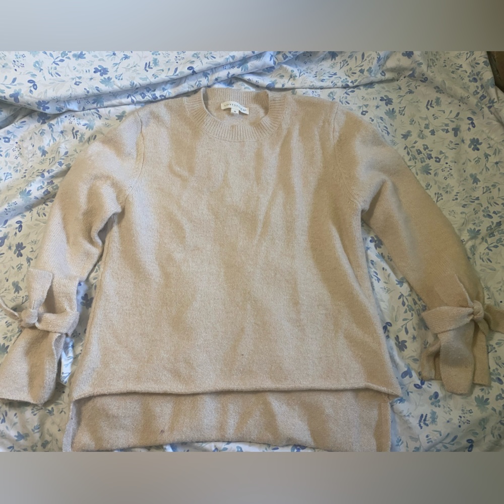 Lovestitch Sweater with High Low Hem